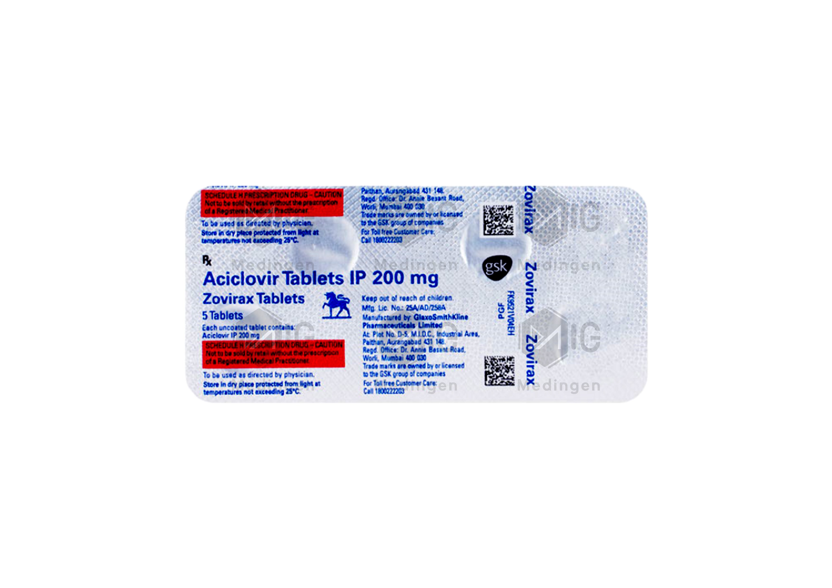 ZOVIRAX 200MG